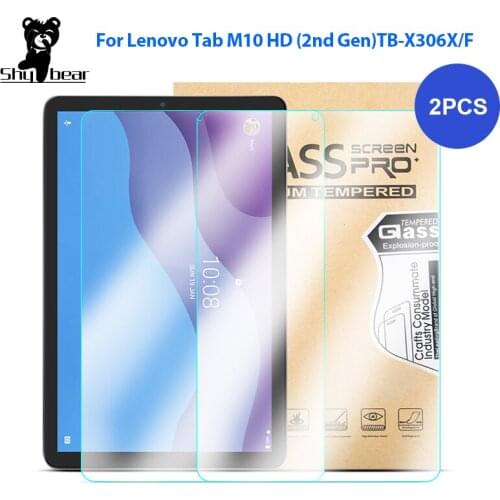Screen Protector for Lenovo Tab M10 HD 2nd TB-X306X/F 10.1 Tempered Glass for Tab M10 Plus Tablet Film Guard For tab M8 2019 M7