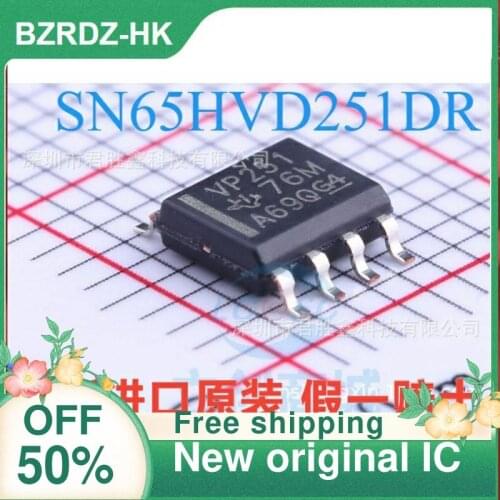 2-10PCS/lot SN65HVD251DR 65HVD251 VP251 SOP8 New original IC