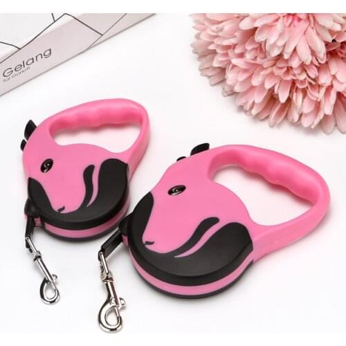 Pet Automatic Retractable Dog Leash Non-Slip Printing Outdoor Walking Lead Rope Roulette For Small Medium And Large Dogs Cats