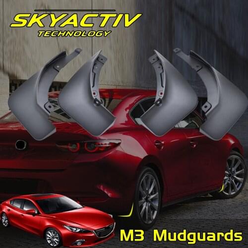 For Mazda 3 Mudguards Axela 2020 2021 2019 2018 Car Accessories Protector Front Rear Mud Flap Scuff Plate Guard Splash Styling