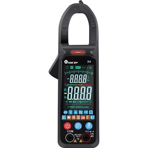 Digital 6000 Count DC/AC Multimeter Smart Voltage Current Frequent Tester Meter Electric Resistance Capacity Measure Detect Tool