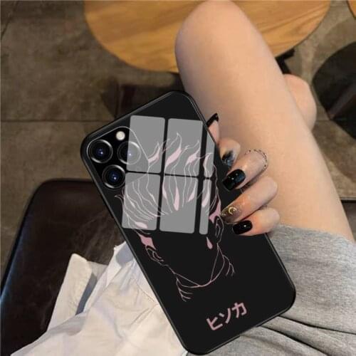 Hisoka HunterXHunter Phone Case Glass Phone Case For iphone 12 11 Pro Max XS XR X 8 7 Plus SE2 Case