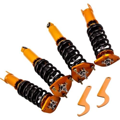 Coilover Shock Absorber Suspension Kit For NISSAN 370Z Z34 G37 2008-2016 Adj. Height Struts Lowering Kit