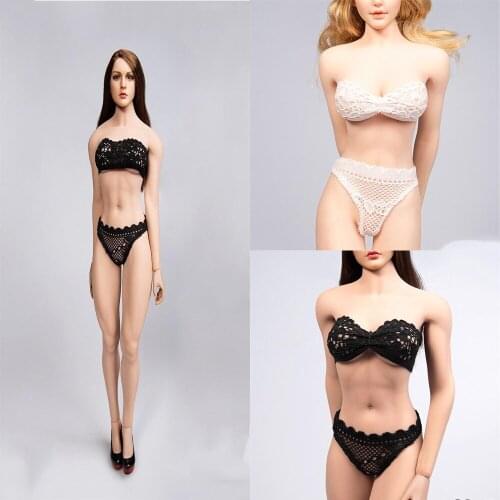TYM063 1/6 Scale Female Figures Perspective Sexy Lace Underwear Set for 12inch Female Plain Body
