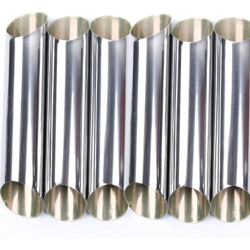 5pc/set Large Size Cone Stainless Steel Spiral Tube Anode Croissants Maker DIY Horn Baking Roll Molds Pastry Tools For Cakes