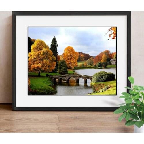 DIY Diamond Painting Autumn Scenic 3D Square Diamond Embroidery Full Kit Diamond Picture Mosaic pattern Cross Stitch