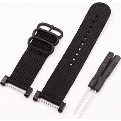 Watch accessories for suunto core all blac core nylon strap outdoor mountaineering strap waterproof nylon watch strap