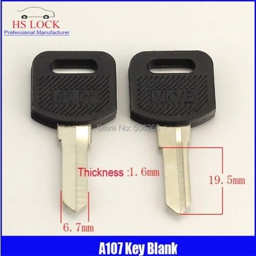 NO7 Left bath boss desk door Key blank Locksmith Supplies Blank Keys cilvil Horizontal key machine A107