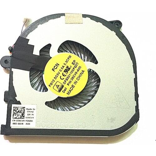 SSEA New CPU Cooling Cooler Fan for Dell XPS15 9550 Precision 15 5510 laptop
