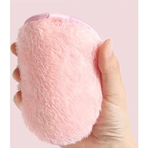 2PCS Microfiber Cloth Pads Facial Makeup Remover Puff Double Layer Face Cleansing Towel Reusable Cleaning Wipe Towel
