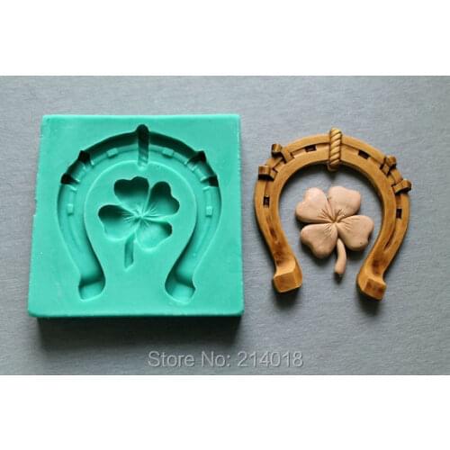 Silicone Mould Horseshoe Sugarcraft Cake Decorating Fondant Mold for Cake Decorations Resin Clay Chocolate Aroma Stone
