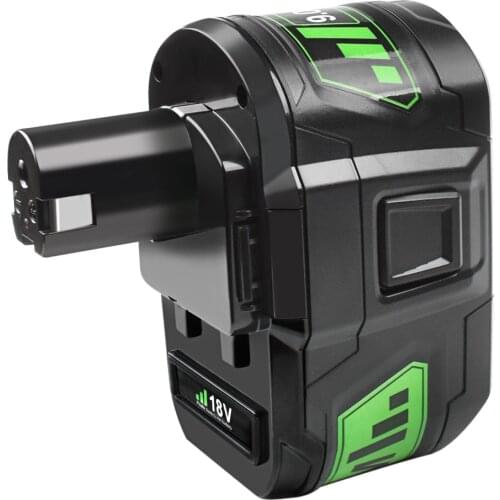 Turpow Replacement RB18L40 P107 P104 P108 BIW180 For Ryobi 9000mAh 18V P108 Li-Ion Rechargeable Power tool battery