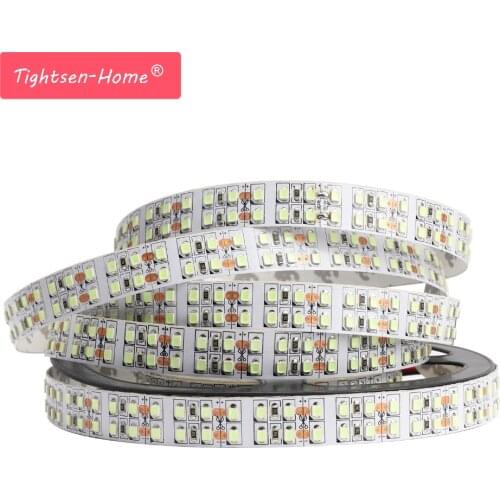 LED Strip 2835 SMD 240LEDs/m 5M 1200 Leds DC12V High Bright Flexible LED Rope Ribbon Tape Light Warm White / Cold White/Ice Blue