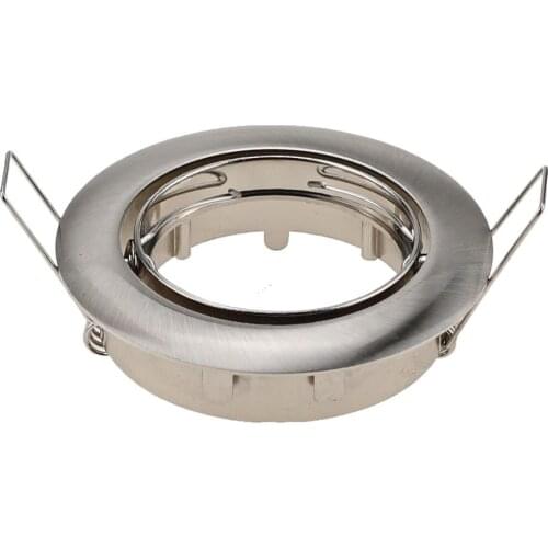 Zinc Alloy Recessed GU10 Downlight Fitting Led Light Housing Led Downlight Frame Adjustable Round MR16 GU5.3 Spotlight Fixtures