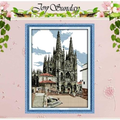 Magnificent Castle Patterns Counted Cross Stitch 11CT 14CT Cross Stitch Sets Wholesale Cross-stitch Kits Embroidery Needlework