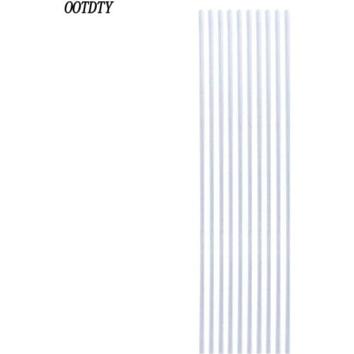 10 Pcs/Set Fishing Float Tail DIY Floats Hollow 0.8/1/1.2mm Inner Diameter Thicken Tackle Tube Transparent Rigging Accessories