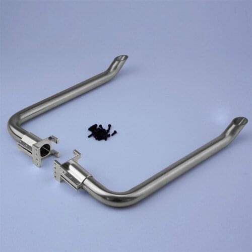 Stainless Steel Exhaust Pipes For 1/14 TAMIYA American King Truck Exhaust Pipe RC Truck Tractor Parts Accessaries