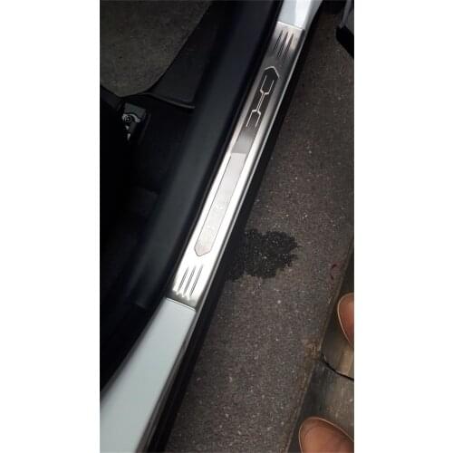 For Toyota RAV4 XA50 2019 2020 2021 Auto Scuff Plate Door Sill Protector Trim Kick Guard Pedal Cover Car Styling Accessories