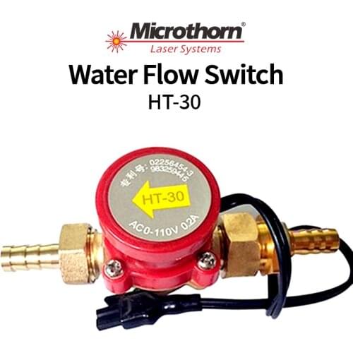 0122 Water Flow Switch Sensor 8/10/12mm HT-30 Protect for CO2 Laser Engraving Cutting Machine