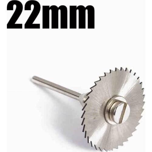 1PC 22mm HSS Mini Circular Saw Blade Cutting Disc Dremel Accessories for Wood Cutting Power Tools Set For Dremel Rotary Tools