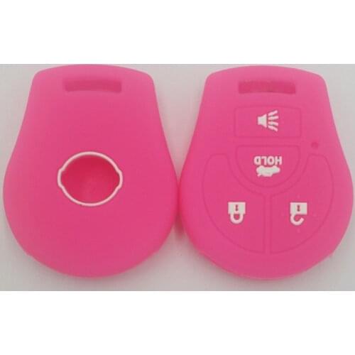 3PC key holder keychain accessories for Nissan Serena siren 2015 Evalia NV200 C23 MPV 4 button car key case cover shell