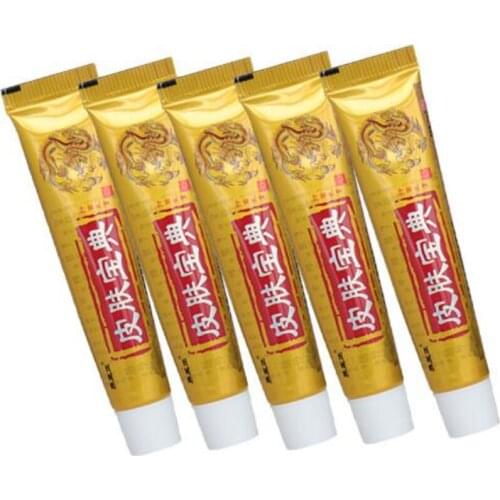 3pcs/lot YIGANERJING Skin Psoriasis Cream Dermatitis Eczematoid Eczema Ointment Treatment Psoriasis Cream Skin Care Cream NO BOX