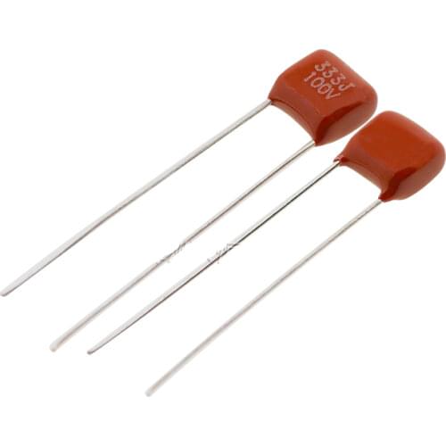Free shipping 50PCS CBB Capacitance 100V333J 0.033UF 33NF 5mm 100% good