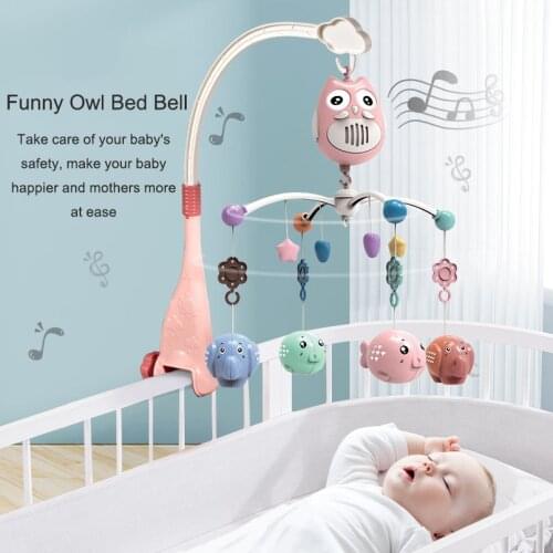 Funny Owl stroller new born baby toys 0 12 months baby music toys speelgoed 0 12 maanden bebes accesorios recien nacido