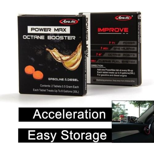 6 Pack Arashi Fuel Saver Additive Protect engine Motorcycle Car Additive Oil Injection Saving oil Gas Additive Octane Booster