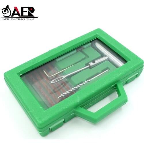 JAER Motocycle repair tool Car Tire Repair Kit 6-Piece Repair Tool Set Car Motorcycle Battery Car Tire Repair Tool Puncture Plug