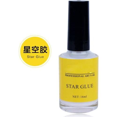 15ml Glue for Nail Foil Star Starry Sky Transfer Sticker Adhesive No Need Curing UV Lamp Nail Polish Gel Manicure Tools