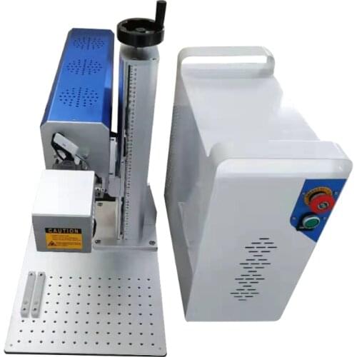 20W 30W metal tube CO2 laser marking machine for wood acrylic rubber fast engraving