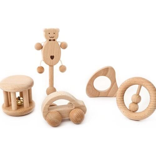 Newborn soothing toys, infant molars, hand-grabbing rattles, toddler bags, beech toys, childrens rattles, stick toys