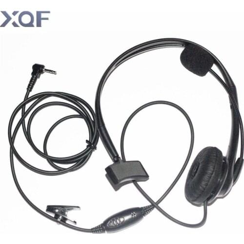 Over-Head Earpiece 1 Pin Headset Swivel Boom Microphone Noise Cancelling For Motorola Walkie Talkie T5428 T6200 T6210 TKLR T3