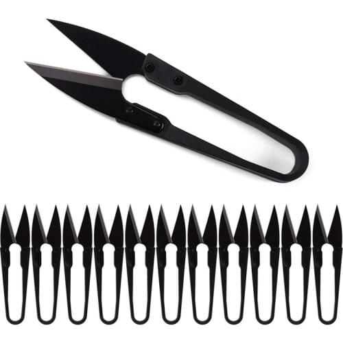 Bonsai Pruning Scissors, U Scissors Mini Garden Clippers Pruning Shears for Bud and Leaves Trimmer 12 PCS