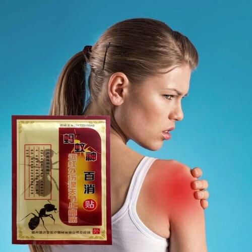 Self heating Ant Venom Arthritis Analgesic Plaster 24Pcs/lot Pain Relief Patch Use for Neck Back Body Joint Knee Pain Relax