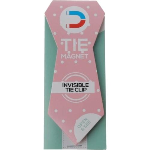 Practical Magnetic Tie Clip Invisible Elegant Mens Suit Jacket Stainless Steel Magnetic Lapel Pin Keep Necktie in Place