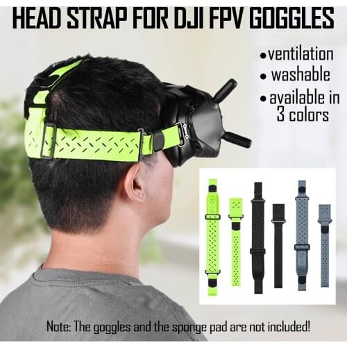 SUNNYLIFE Adjustable Detachable Washable Head Strap Head Band Suitable for DJI FPV Combo Goggles Replacement Accessories