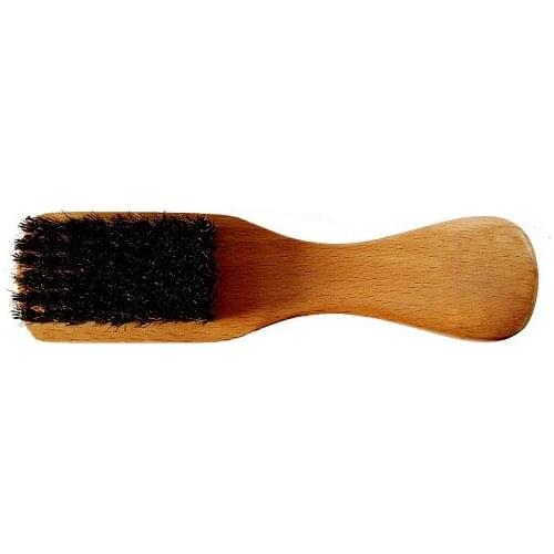 Natural Boar Bristle Beard Brush Wood Long Handle beard Brush For Gentlemen Beard Care Engrave Logo