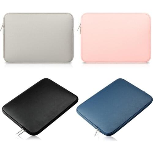 Faux Leather Laptop Handbag Notebook Protection Storage Bag Case for Macbook