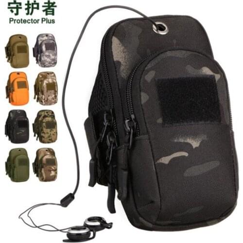 Tactical Arm Bag Protector Plus A019 Nylon Camouflage Wrist Bag For Mobile Phone Case Gym Outdoor Sports Running Bag