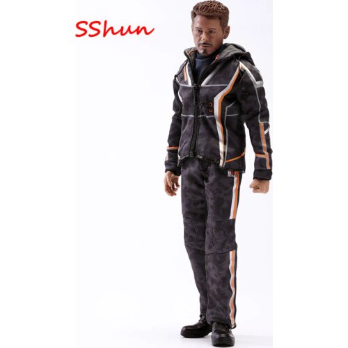XT-001 1/6 Scale Tony Nano Combat Uniform Set Shoulder Deluxe Edition For 12'' Action Figure Body DIY Accessories