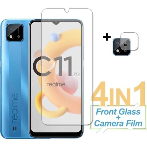 Protective Glass For Realme C11 2021 C25S C25 C20A C20 Screen Protector Tempered Glass Phone Camera Film For Realme C11 2021