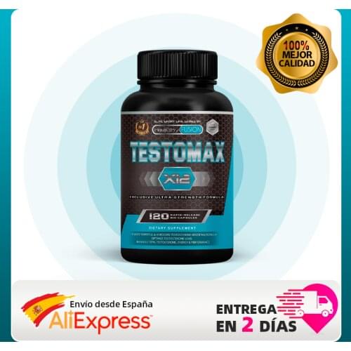 Potent Booster pure testosterone | Maca Andean and taurine | Increases the mass, the performance and the Libido | 120 Caps