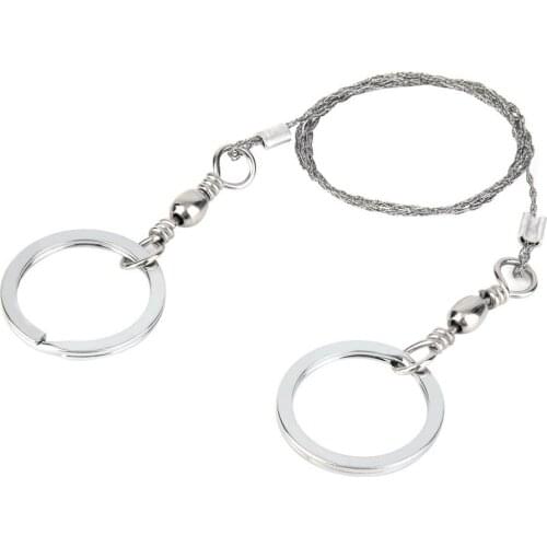 1PC Wire Saw Ring Scroll Stainless Steel Outdoor Practical Camping Hiking Hunting Climbing Emergency Survival Gear Tools Travel