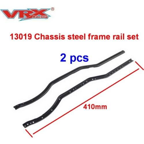 13019 Chassis steel frame rail set For VRX RACING 1/10 RC Crawler Truck Accessory,Fit Axial scx10 90046 RC Car Crawler Truck
