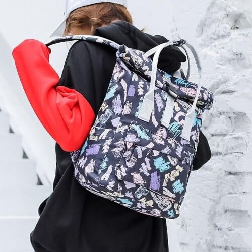 2020 New Backpack for Girls Waterproof School Bag Cute Independent Laptop Compartment Thickened Airbag Protection Layer