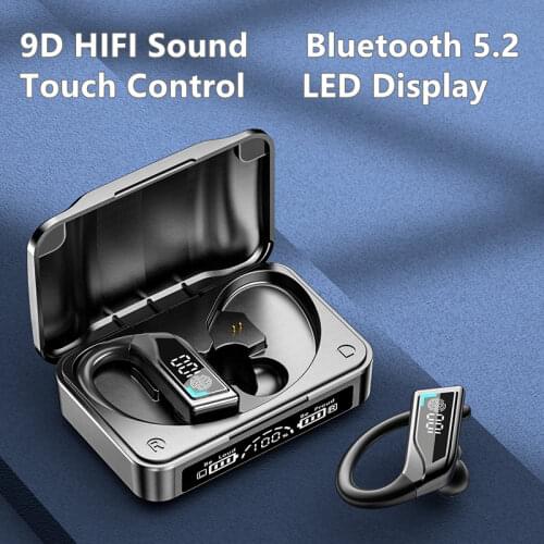 TW13 Bluetooth TWS Headphones 3D Stereo Sports Wireless Earphones with Dual Mic Headest Auto Connect Earbuds pk i9000 pro i12