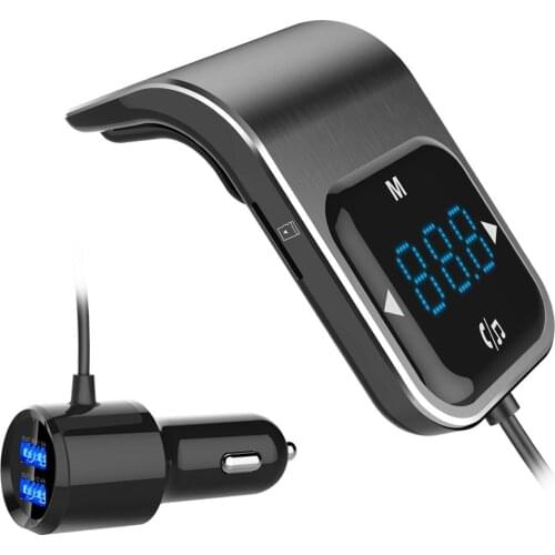 60% HOT SALES !!!Auto Car Bluetooth MP3 Player Digital Dual USB Phone Charger