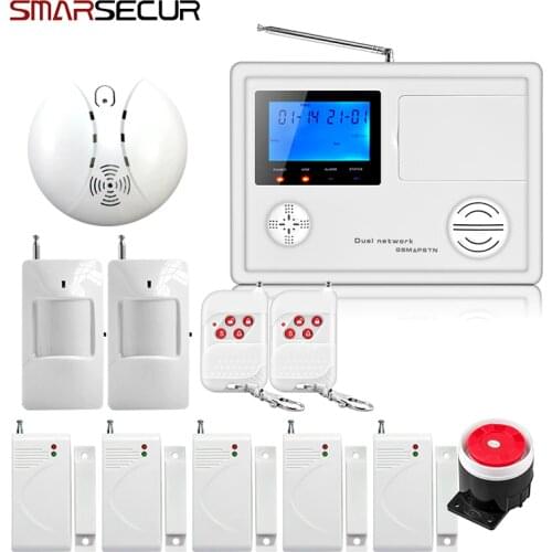 Free shopping latest best security system for home RFID reading SMS report new PSTN gsm alarm home design